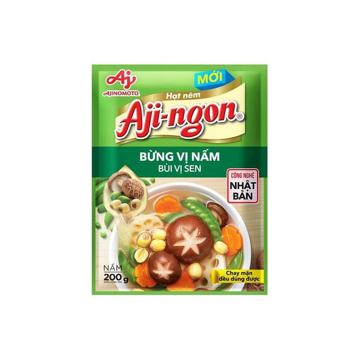 Hạt Nêm Nấm Hương Và Hạt Sen Aji-ngon - Hình ảnh 1