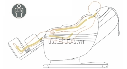 Ghế massage toàn thân Inada Dreamwave HCP-11001D