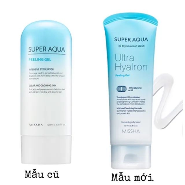 Tẩy da chết mặt MISSHA SUPER AQUA D-TOX PEELING GEL - Bước đột phá cho làn da sạch sâu và tươi sáng (Ảnh minh họa 2)