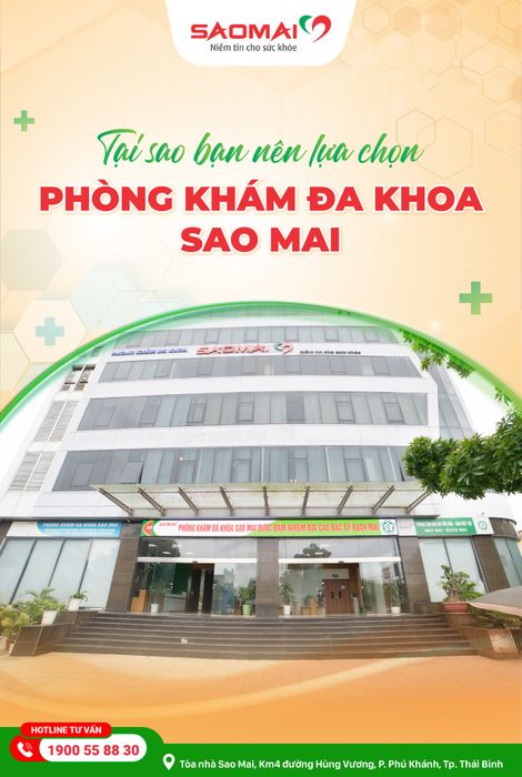 Phòng Khám Đa Khoa Sao Mai - Cơ sở vật chất hiện đại, chăm sóc tận tâm