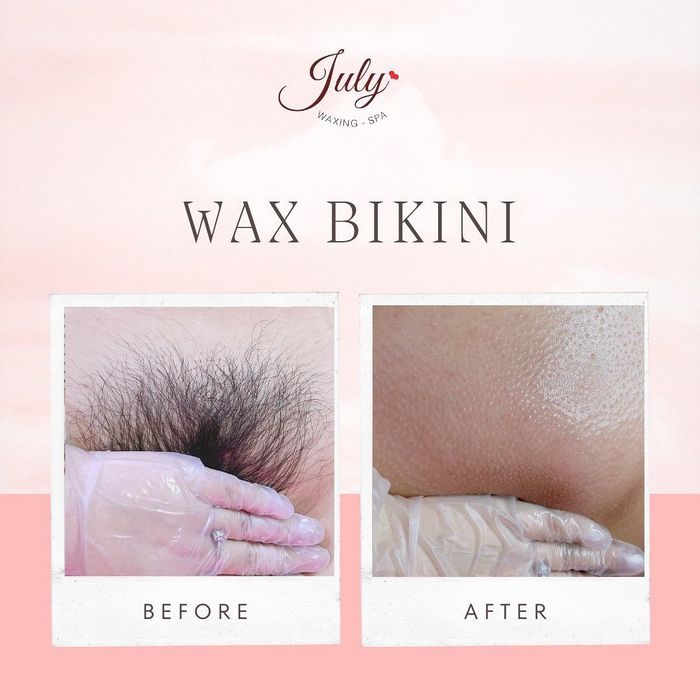 Hình ảnh thực tế quy trình wax lông chuyên nghiệp tại July.Waxing-Spa