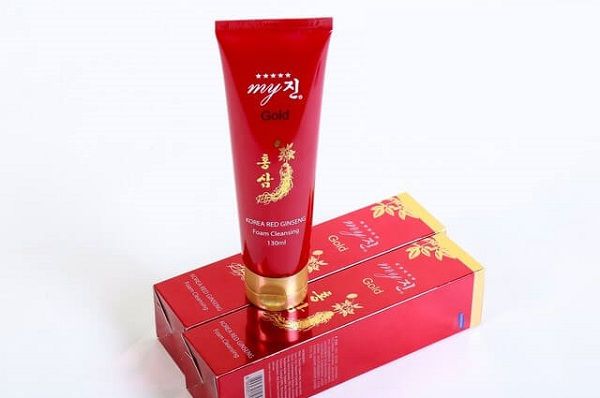 Bộ sưu tập hình ảnh chân thực Sữa rửa mặt nhân sâm My Gold
