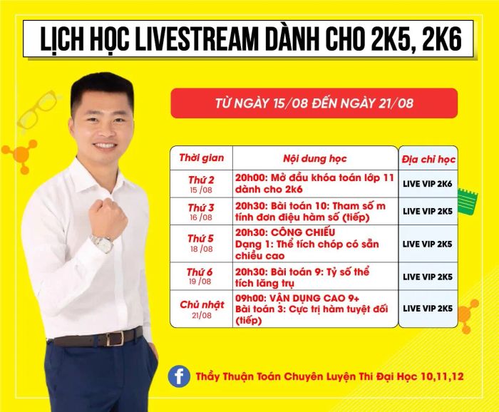 Khoảnh khắc Thầy Hồ Thức Thuận hướng dẫn học sinh giải đề thi