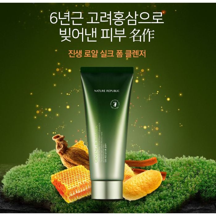 Hình ảnh thực tế Sữa Rửa Mặt Ginseng Royal Silk - Tinh hoa làm đẹp từ Hàn Quốc