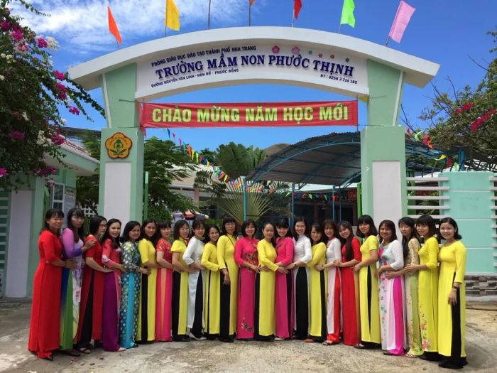 Hình ảnh đầu tiên về Trường Mầm non Phước Thịnh - Không gian xanh mát với khuôn viên rộng rãi 3.229,7m²
