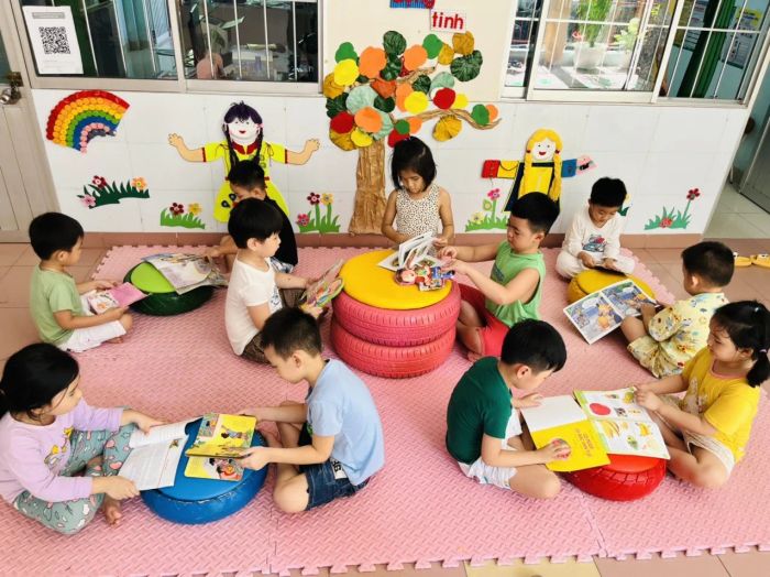 Hình ảnh Trường Mầm non Lý Tự Trọng - Không gian học tập hiện đại, đầy sắc màu