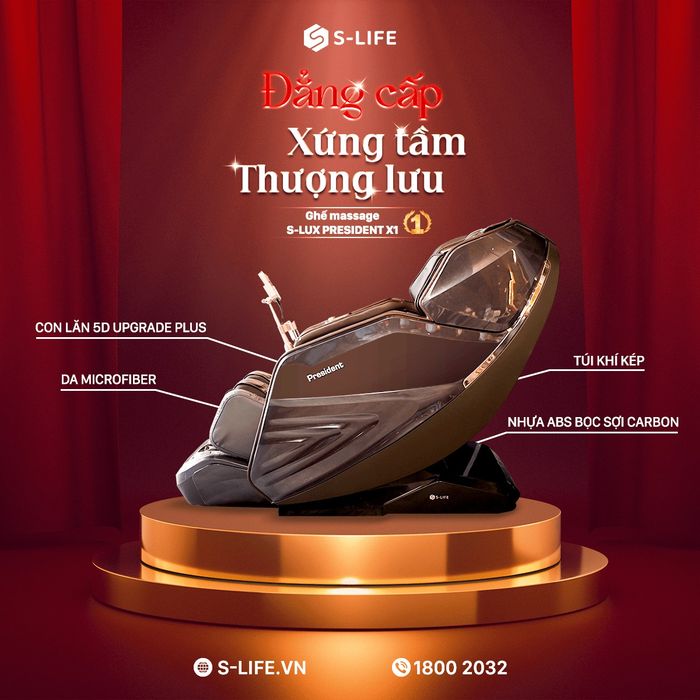 Không gian trải nghiệm công nghệ massage S-Life