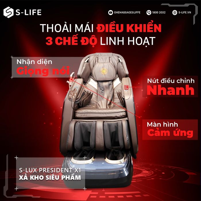 Bộ sưu tập ghế massage cao cấp S-Life