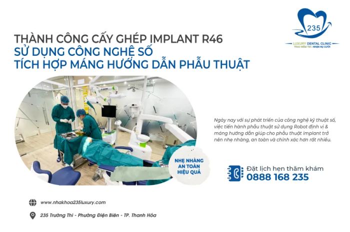 Nha Khoa 235 Luxury - Cơ sở uy tín về trồng răng implant tại Thanh Hóa