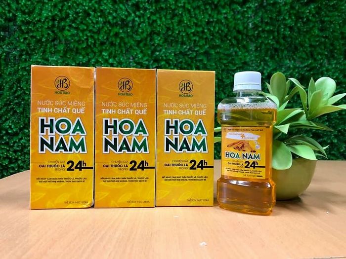 Nước Súc Miệng Cai Thuốc Lá Hoa Nam - Hình ảnh sản phẩm 2