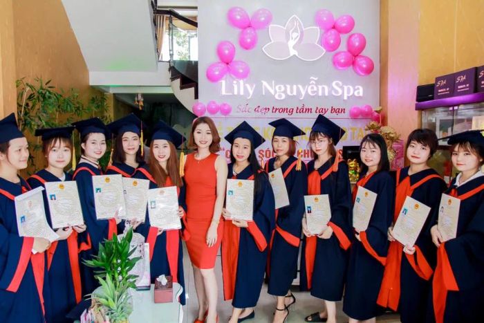 Hình ảnh không gian đào tạo tại Lily Nguyễn Spa