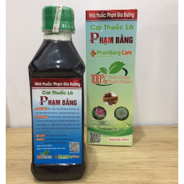 Nước Súc Miệng Cai Thuốc Lá Phạm Bằng - Hình ảnh sản phẩm 1