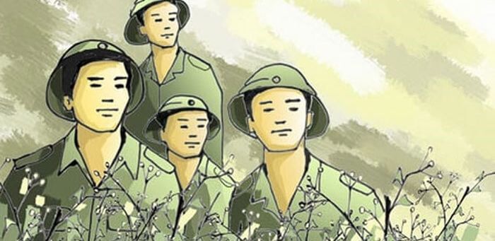 Hình ảnh minh họa số 2: Người lính trẻ thời kháng chiến