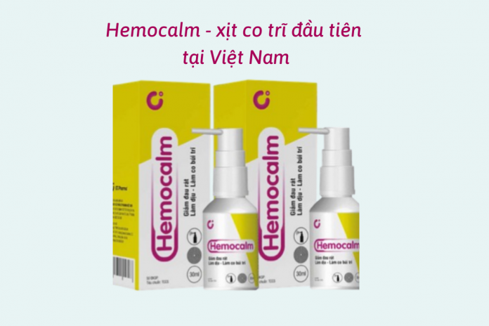 Hình ảnh thực tế Xịt Trĩ Hemocalm - phiên bản 2