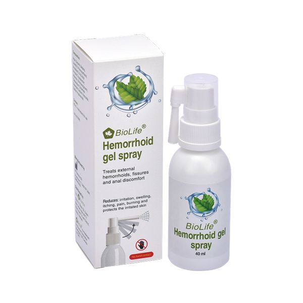 Hình ảnh thực tế sản phẩm Gel Xịt Trĩ Hemorrhoid BioLife