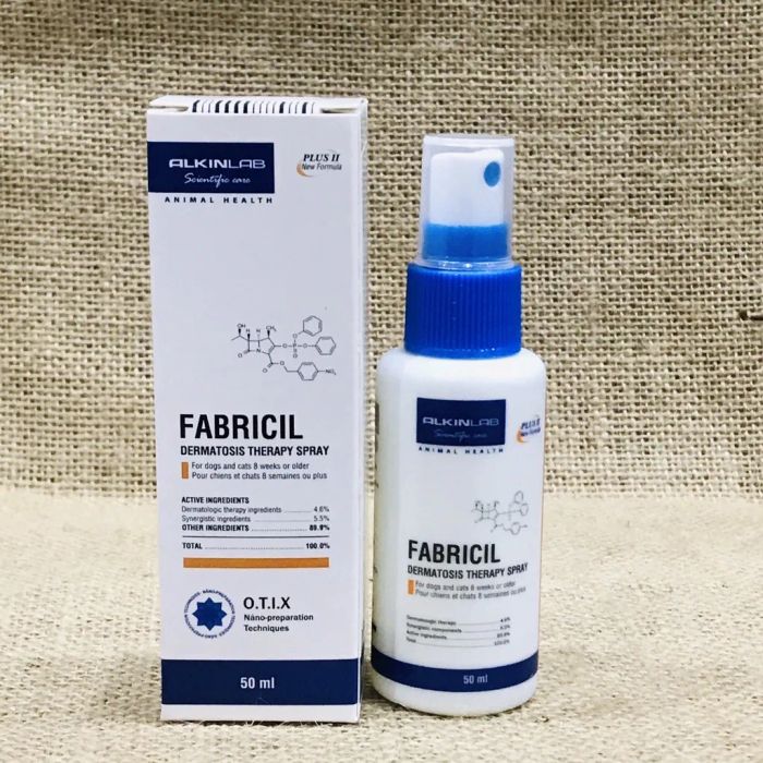Thuốc xịt trị viêm da dạng mủ Fabricil cho chó mèo ảnh 2