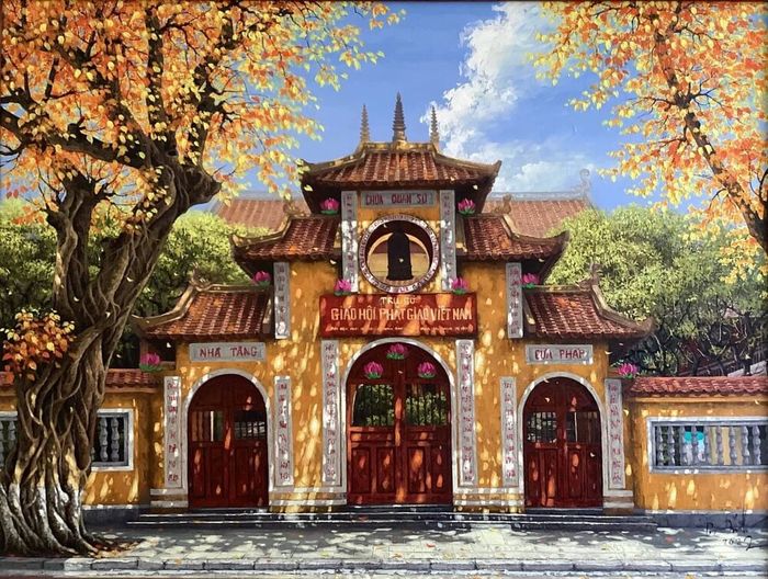 Chùa Quán Sứ ảnh 2 – Không gian thanh tịnh đậm chất thiền môn