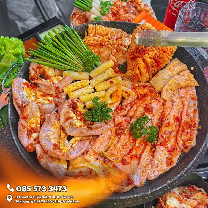 Hình ảnh bắt mắt của món Bò Nướng Catty phiên bản đặc biệt