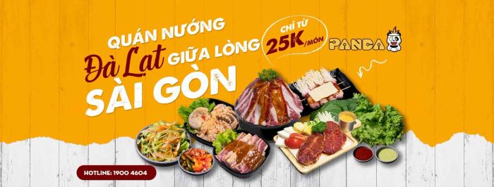 Không gian ấm cúng tại Panda BBQ - Quán Thịt Nướng Đà Lạt