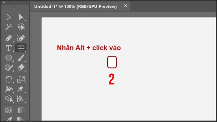 Hướng dẫn chi tiết bước 2 tạo bảng bằng Grid trong Illustrator (Kèm ảnh minh họa)