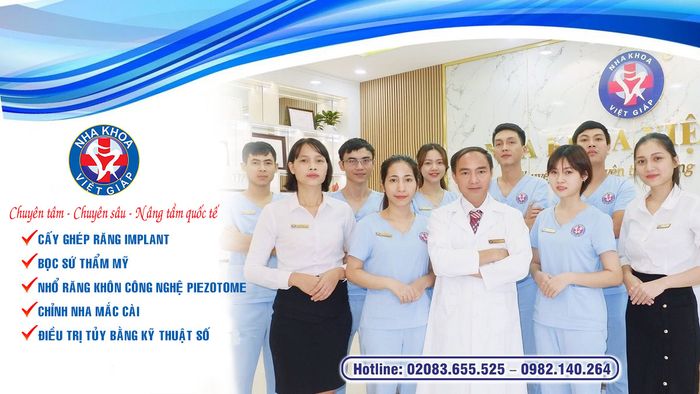 Hình ảnh quy trình bọc răng sứ chuẩn y khoa tại Nha Khoa Việt Giáp