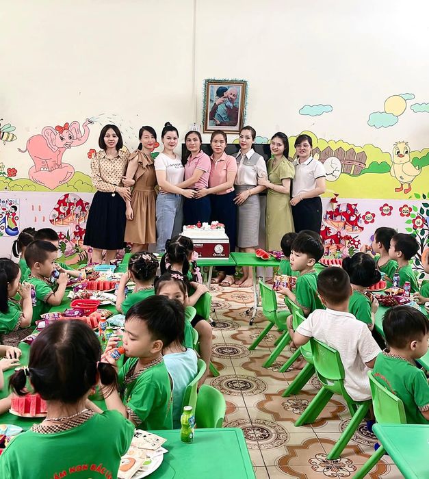 Hình ảnh khu vui chơi sáng tạo tại Trường Mầm Non Bắc Lệnh