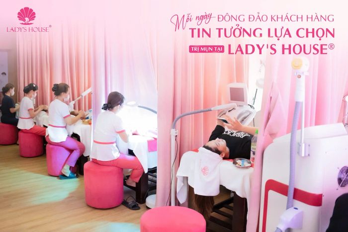 Không gian điều trị chuẩn 5 sao tại Lady's House Spa & Clinic