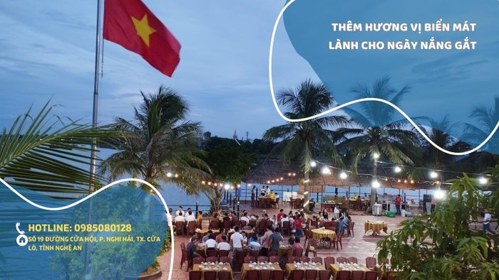 Bữa tiệc hải sản thịnh soạn tại Lam Giang Cửa Hội