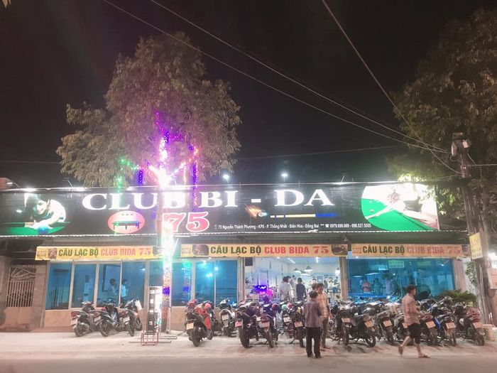 Không gian sang trọng tại Club Bida 75