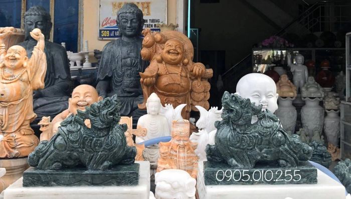 Tác phẩm điêu khắc đá nghệ thuật tại Huỳnh Bá Minh - Ảnh 1