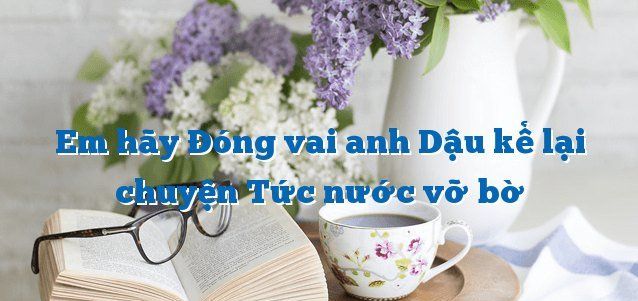 Tranh minh họa: Chị Dậu đứng lên chống lại bất công (Nguồn: Internet)