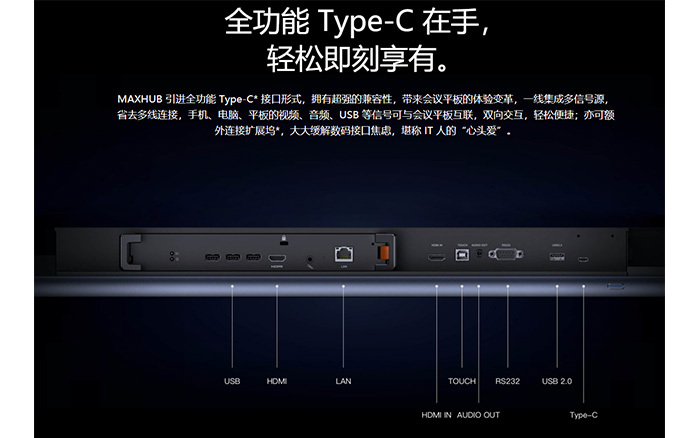 Màn hình tương tác chuyên dụng Maxhub V5 Classic C65FA 65''