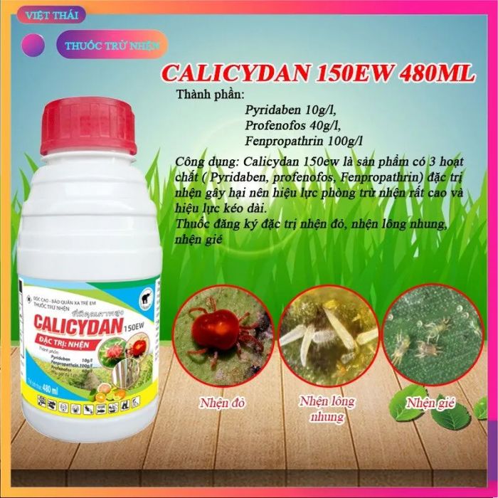 Hình ảnh thuốc trừ nhện đa năng Calicydan 150EW