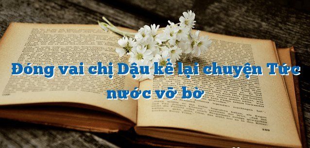 Tranh minh họa: Khoảnh khắc chị Dậu đứng lên chống áp bức (Nguồn: Internet)