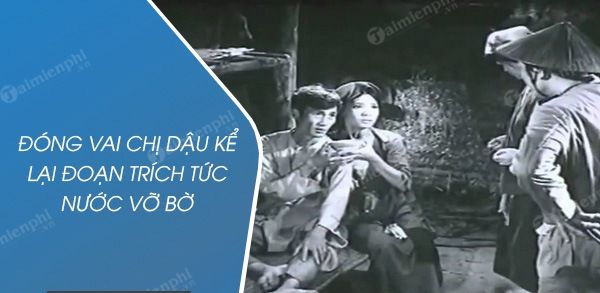 Tranh minh họa: Chị Dậu bảo vệ chồng trước bọn cai lệ (Nguồn: Internet)