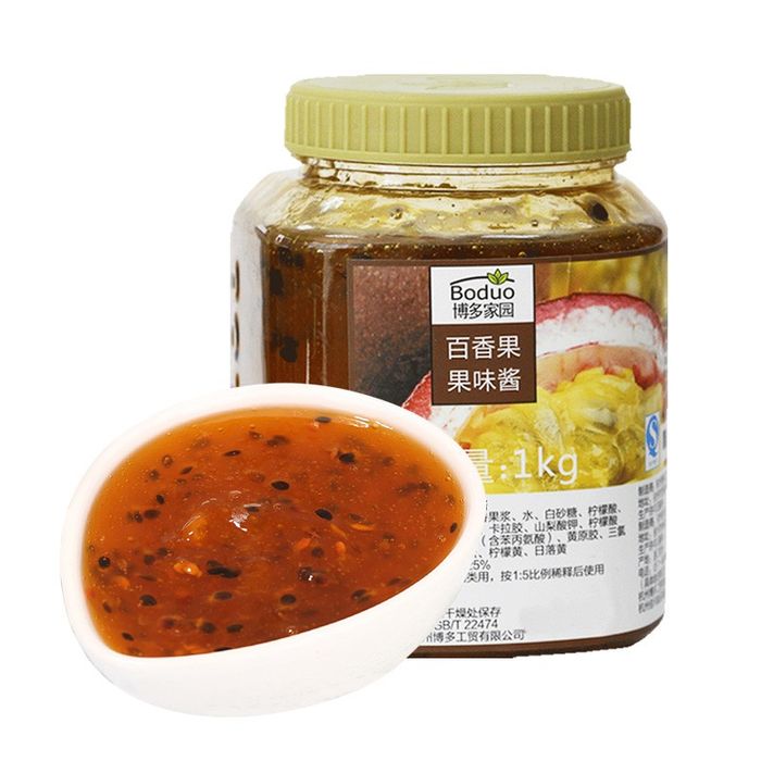 Hình ảnh mứt chanh dây Boduo đóng hộp