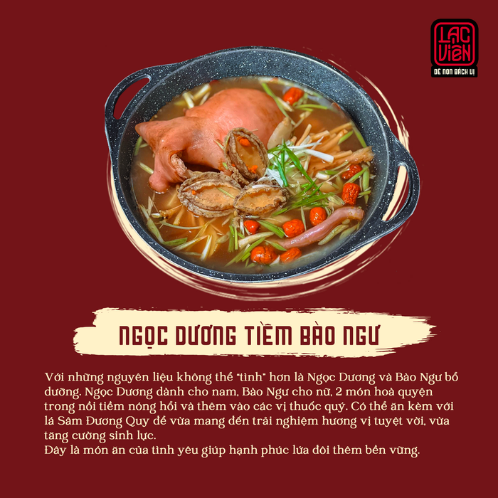 Không gian ấm cúng tại nhà hàng Lạc Viên