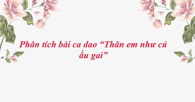 Hình ảnh minh họa: Củ ấu gai - Biểu tượng của nghịch lý cuộc đời (Nguồn: Sưu tầm)