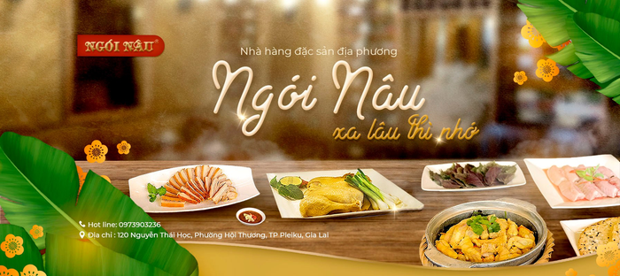 Không gian ấm cúng mang đậm chất Tây Nguyên tại Ngói Nâu