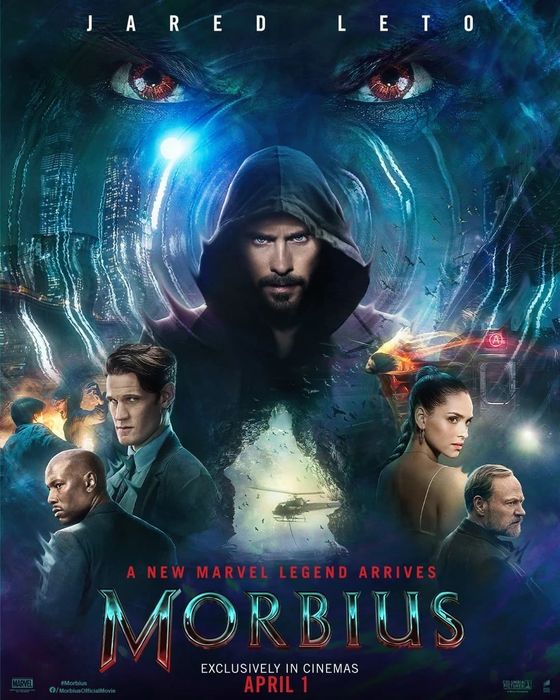Poster ấn tượng của phim Morbius