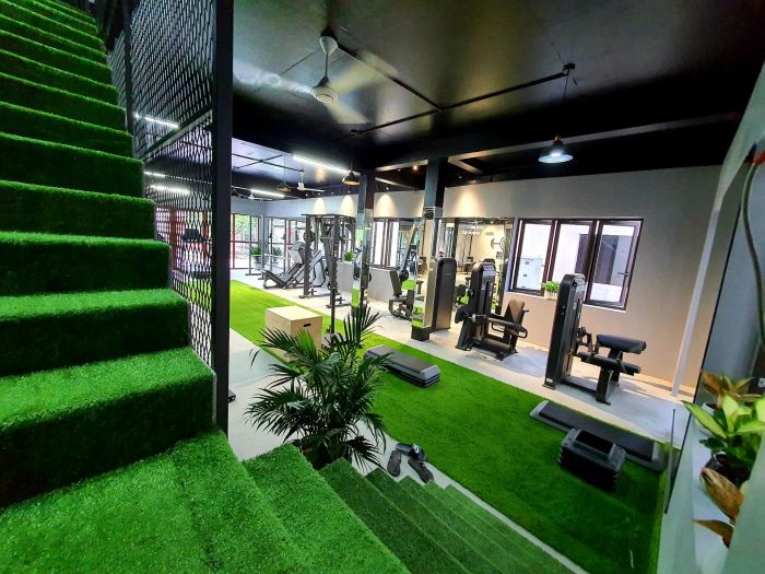 Hình ảnh không gian tập luyện hiện đại tại Techgym