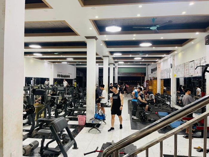 Hệ thống máy tập cao cấp tại CLB Gym Hoàng Anh