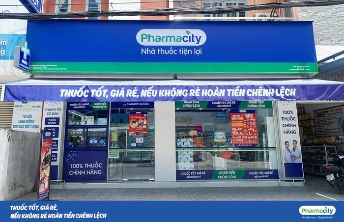 Không gian mua sắm hiện đại tại nhà thuốc Pharmacity