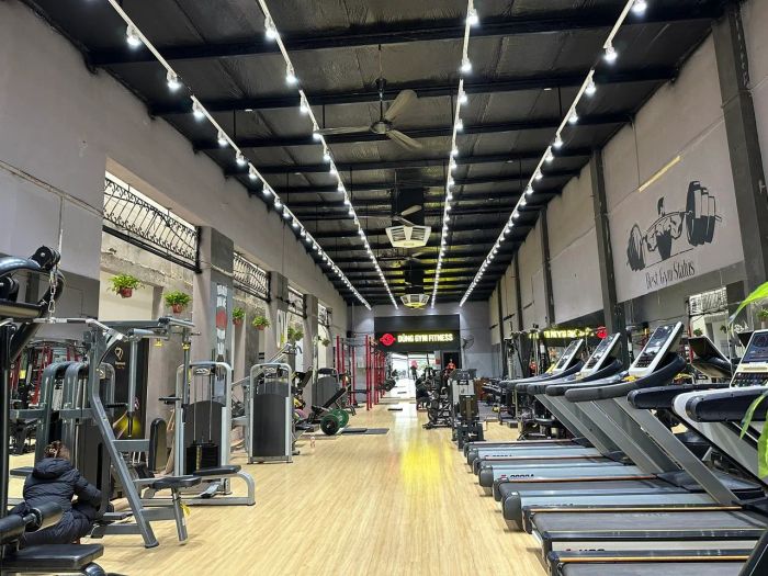 Không gian tập luyện đẳng cấp tại Dũng Gym Fitness & Yoga