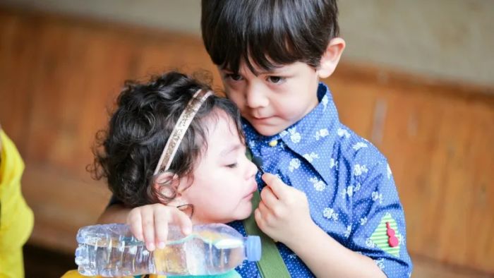 Anh trai như kị sĩ dũng mãnh bảo vệ em gái - Hình ảnh minh họa 1