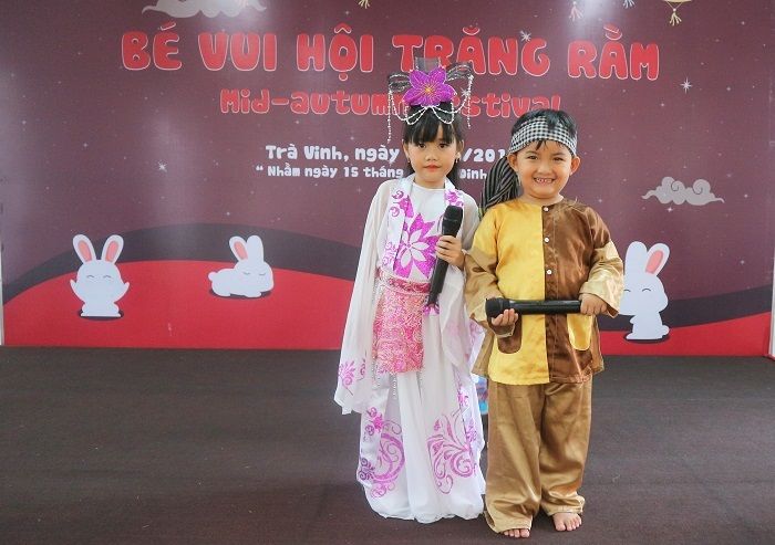 Hình ảnh rực rỡ: Các bé hóa thân thành nhân vật Trung thu