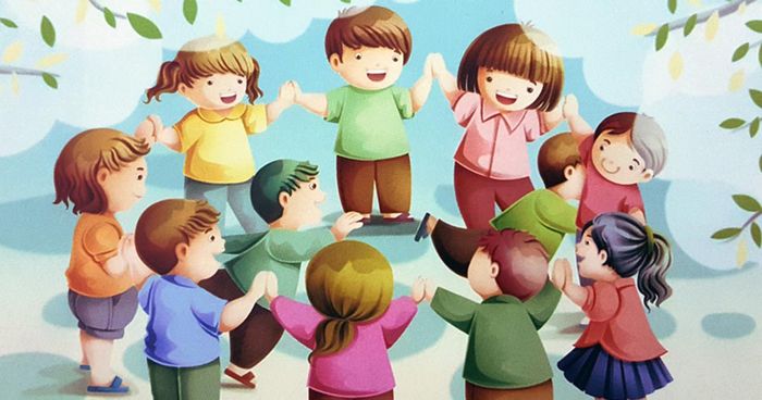 Hình ảnh vui nhộn: Các bé hào hứng chơi Mèo đuổi chuột