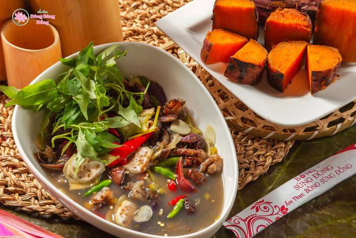 Hình ảnh món ngon đặc trưng tại Vườn Ẩm Thực