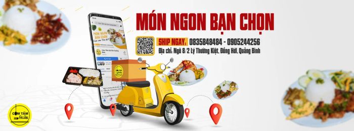 Không gian ấm cúng tại Cơm Tấm Sài Gòn Quảng Bình