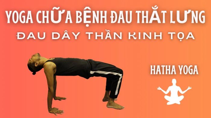 Yoga trị liệu chứng đau thắt lưng